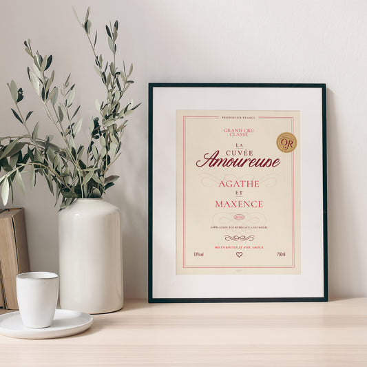 Affiche Portrait La cuvée Amoureuse photo