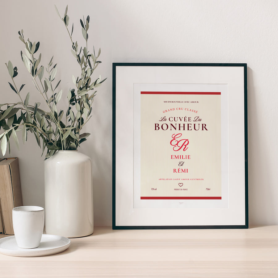 Affiche Portrait La cuvée du bonheur photo