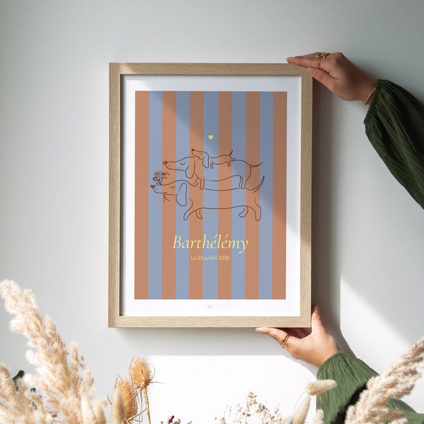 Affiche Naissance Portrait Balade d’amour photo N° 2