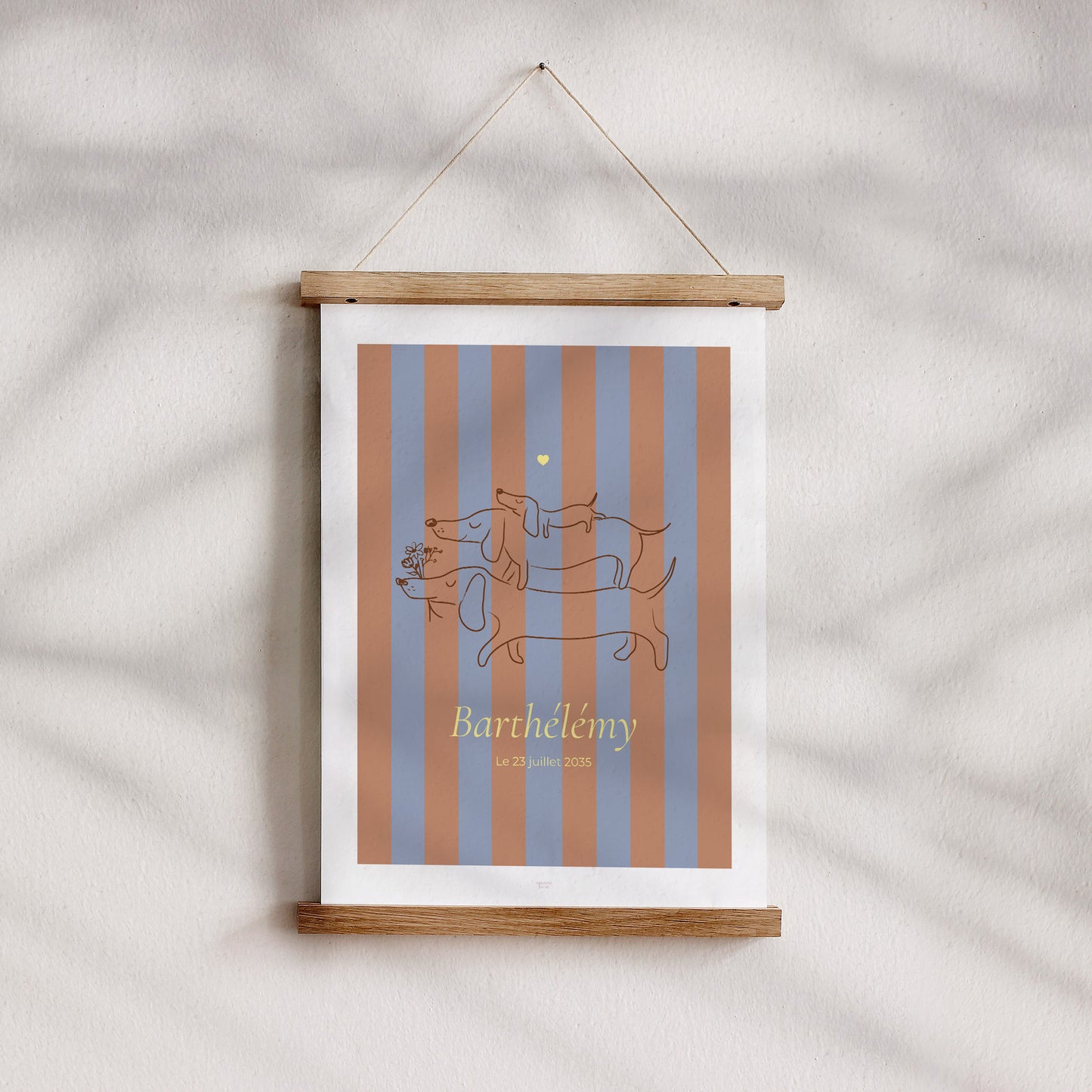 Affiche Naissance Portrait Balade d’amour photo N° 4