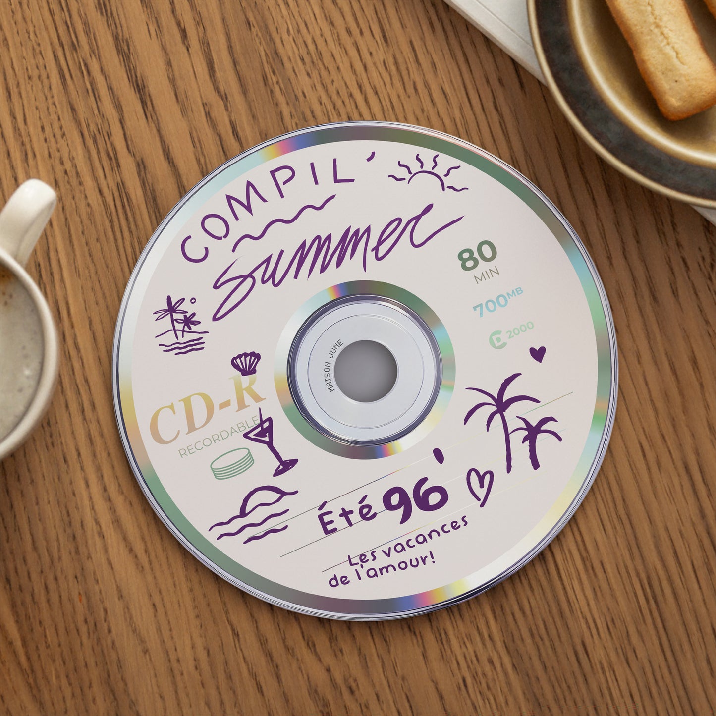 Tapis de souris Rond Compil' Summer photo N° 1