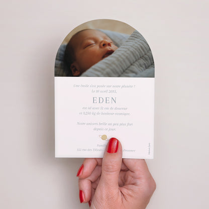 Faire-part Naissance Petite arche Constellation d’Amour photo N° 3