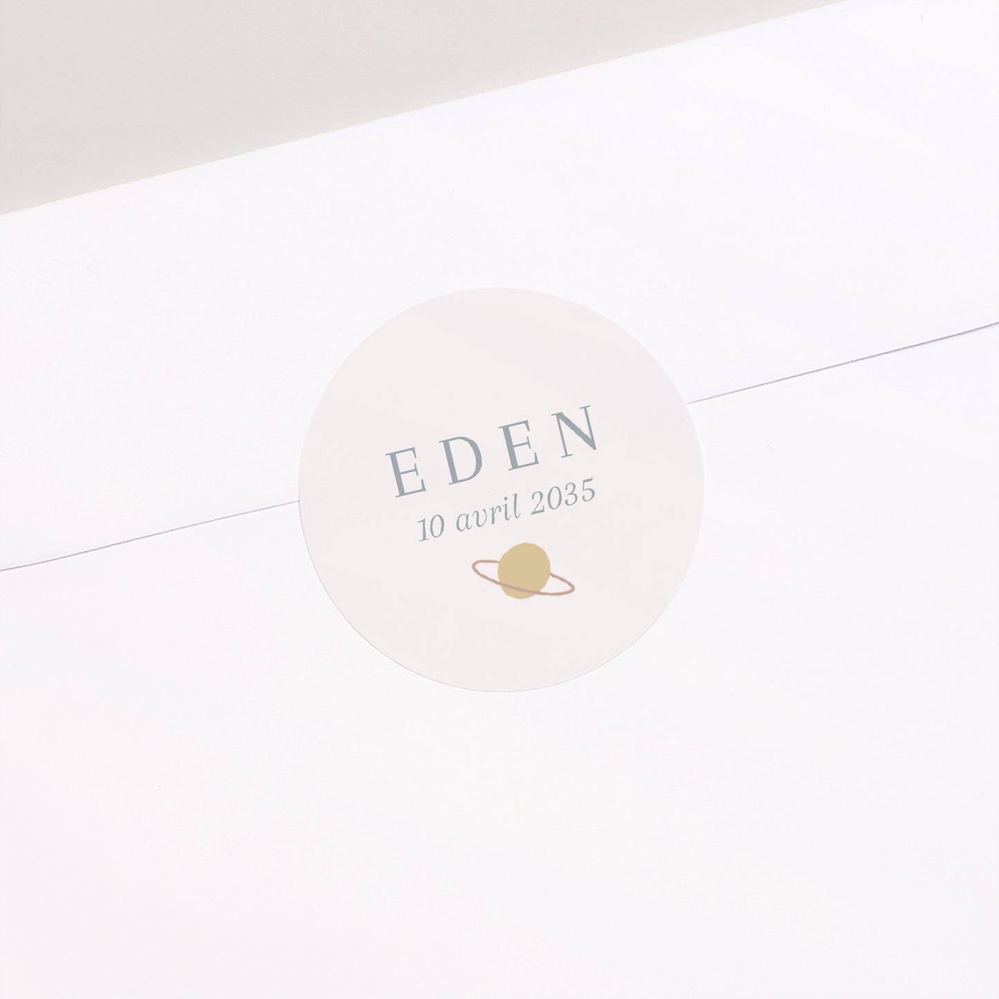 Sticker Naissance Rond Constellation d’Amour photo N° 1