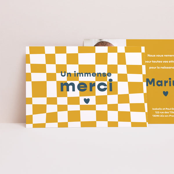 Remerciements Naissance Paysage Sunny Vibes photo