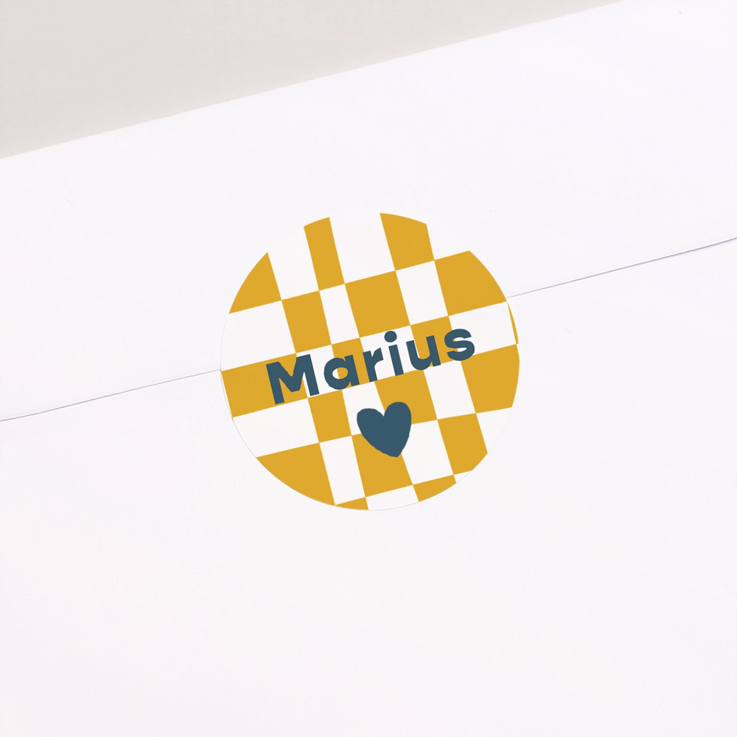 Sticker Naissance Rond Sunny Vibes photo N° 1