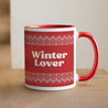 Mug Fin d'année Rouge Winter lover photo N° 1