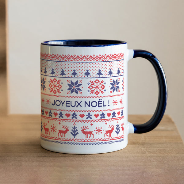 Mug Fin d'année Bleu Mug de Noël photo