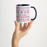 Mug Fin d'année Bleu Mug de Noël photo N° 2