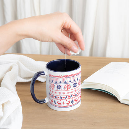 Mug Fin d'année Bleu Mug de Noël photo N° 3