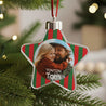 Boule de Noël Fin d'année étoile Des rayures dans le sapin photo N° 1