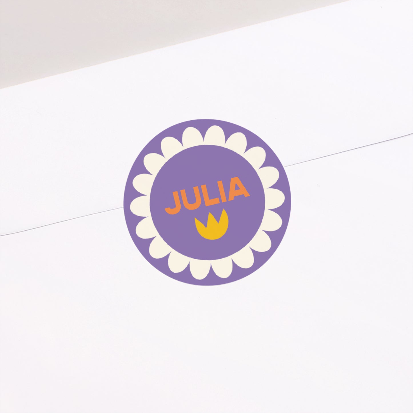 Sticker Naissance Rond Wild Bloom photo N° 1