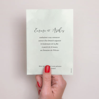 Invitations Mariage Portrait L’Itinéraire du Bonheur photo N° 3