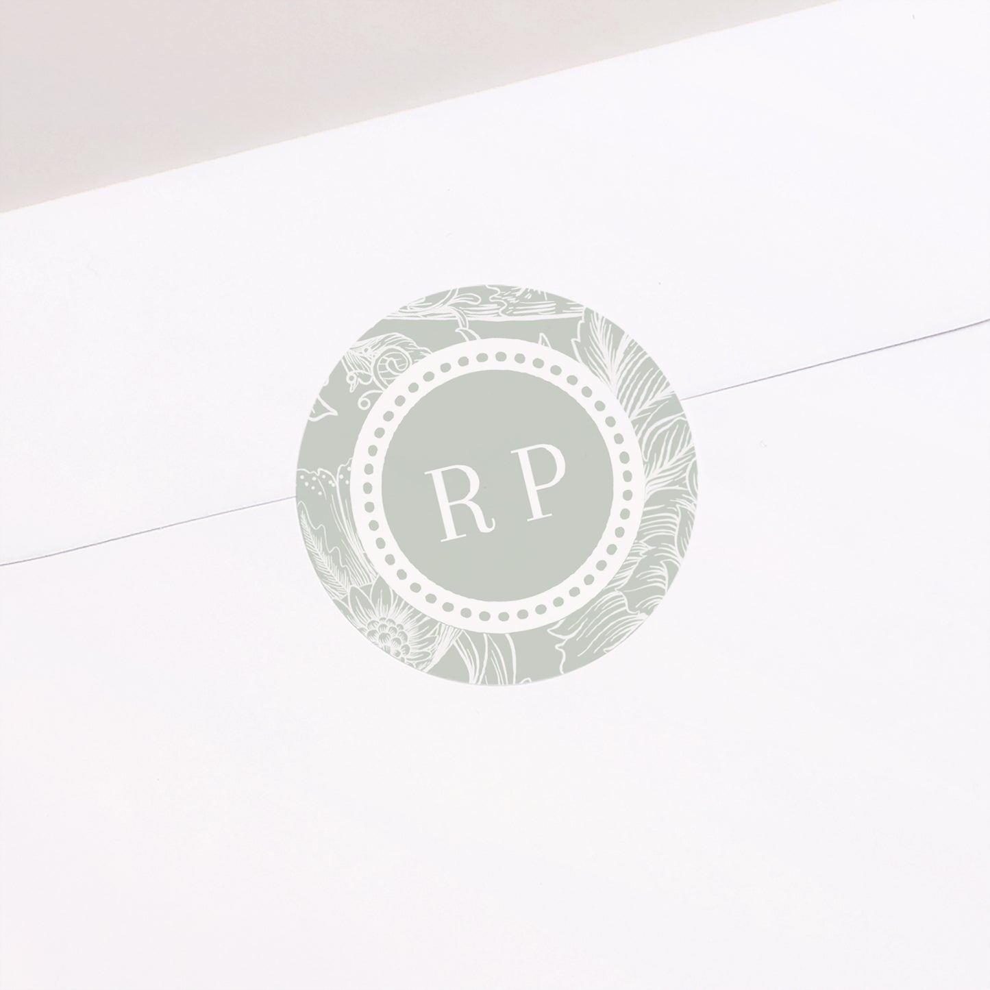 Sticker Mariage Rond Jardin d’Élégance photo N° 1