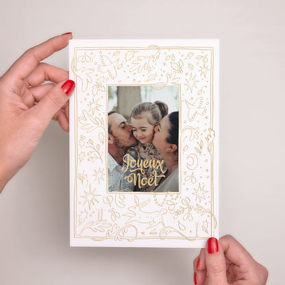 Carte de Noel Fin d'année Grand format rectangle Noël Précieux photo N° 2