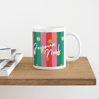 Mug Blanc Jolly Glitter photo N° 4