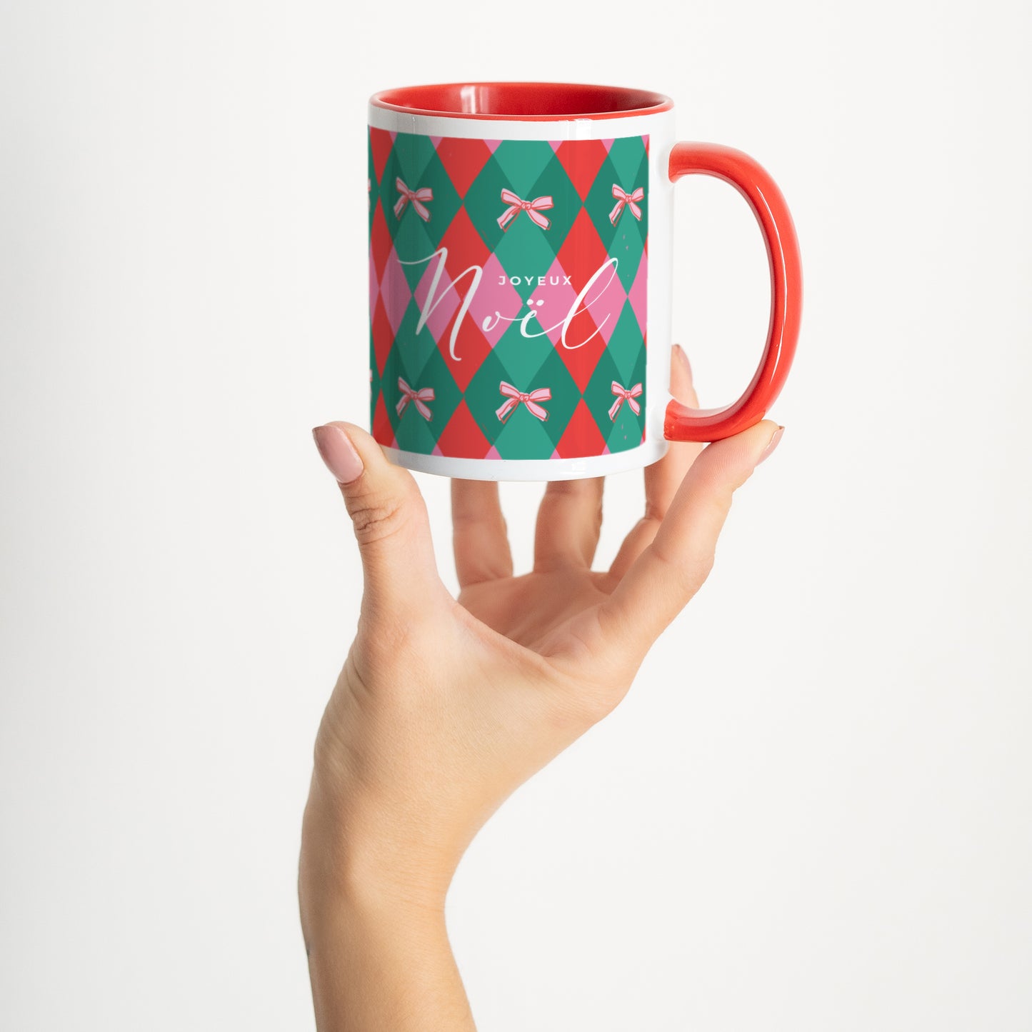 Mug Rouge Christmas Bow photo N° 2