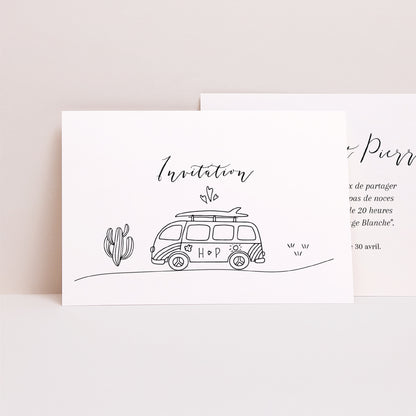 Invitations Mariage Paysage Le Plan du Bonheur photo N° 1