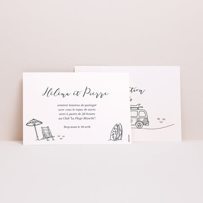 Invitations Mariage Paysage Le Plan du Bonheur photo N° 2