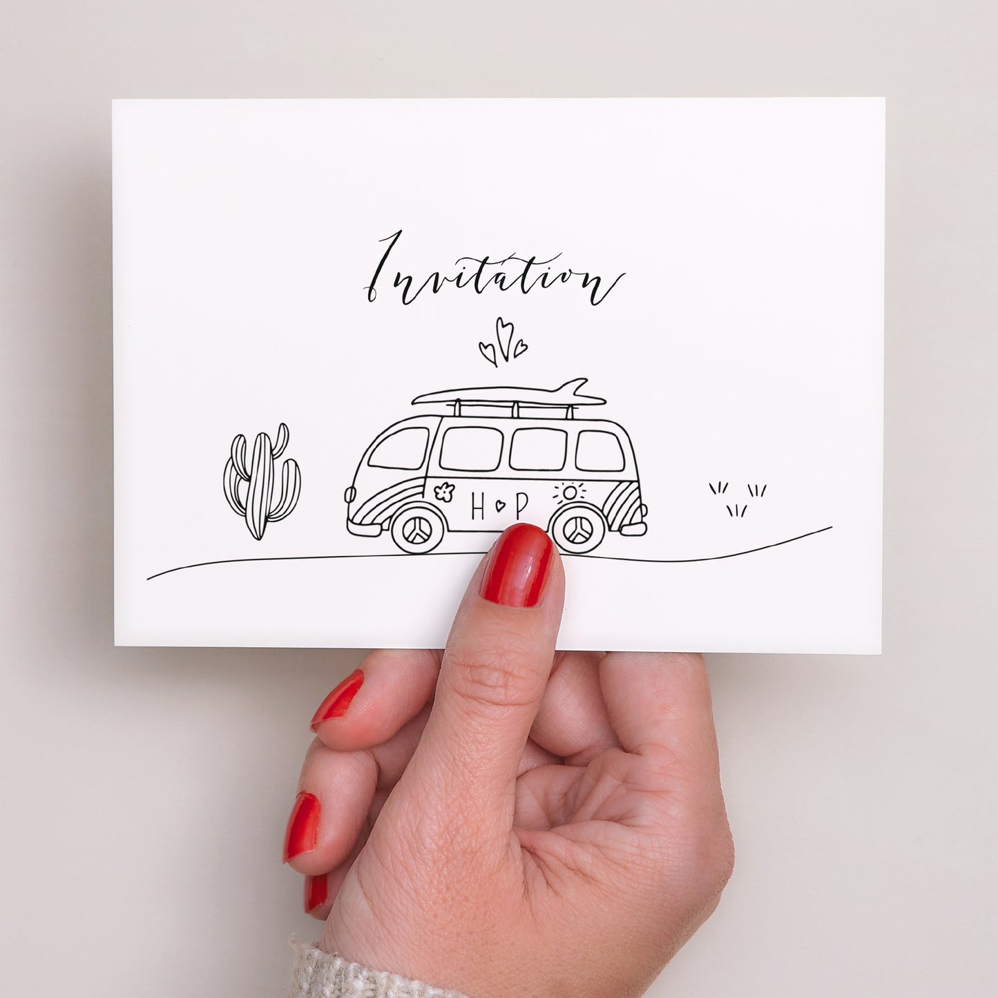 Invitations Mariage Paysage Le Plan du Bonheur photo N° 3