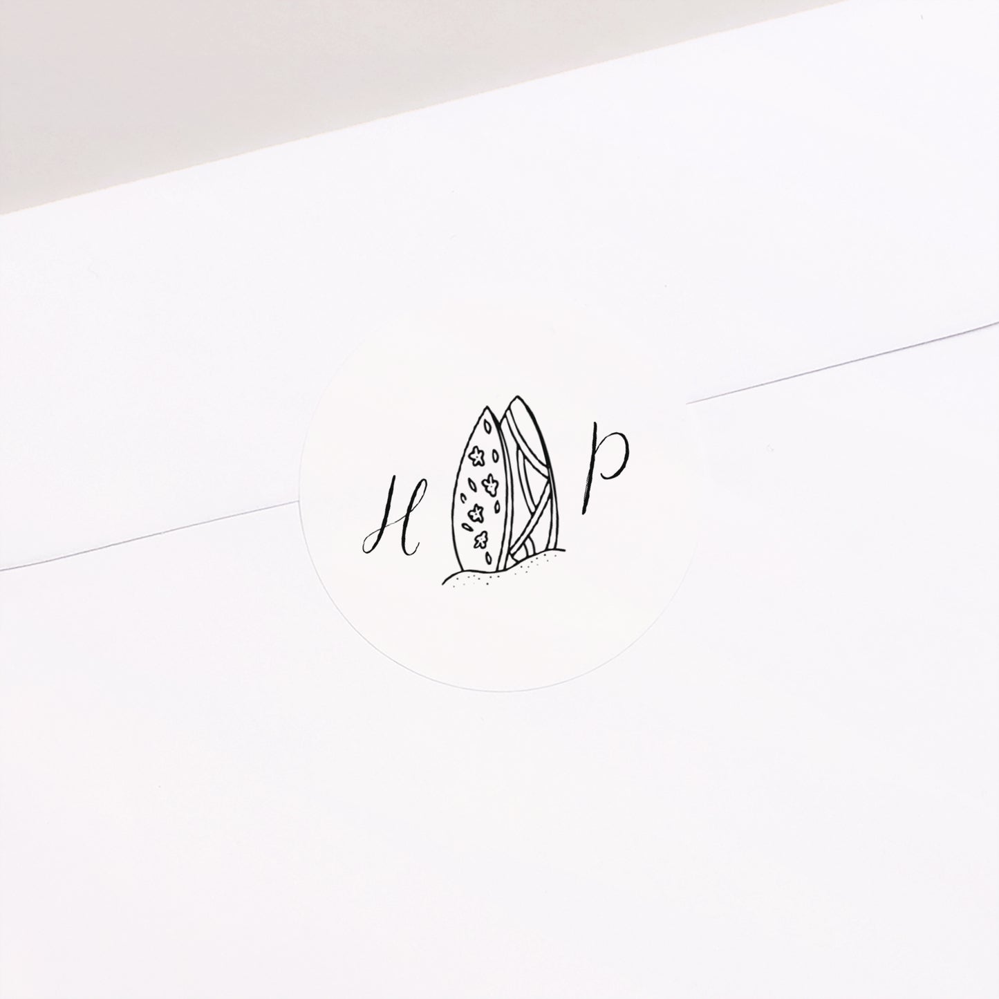 Sticker Mariage Rond Le Plan du Bonheur photo N° 1