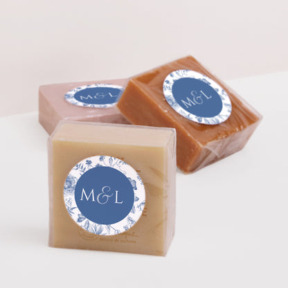 Sticker Mariage Rond Azur Botanica photo N° 2