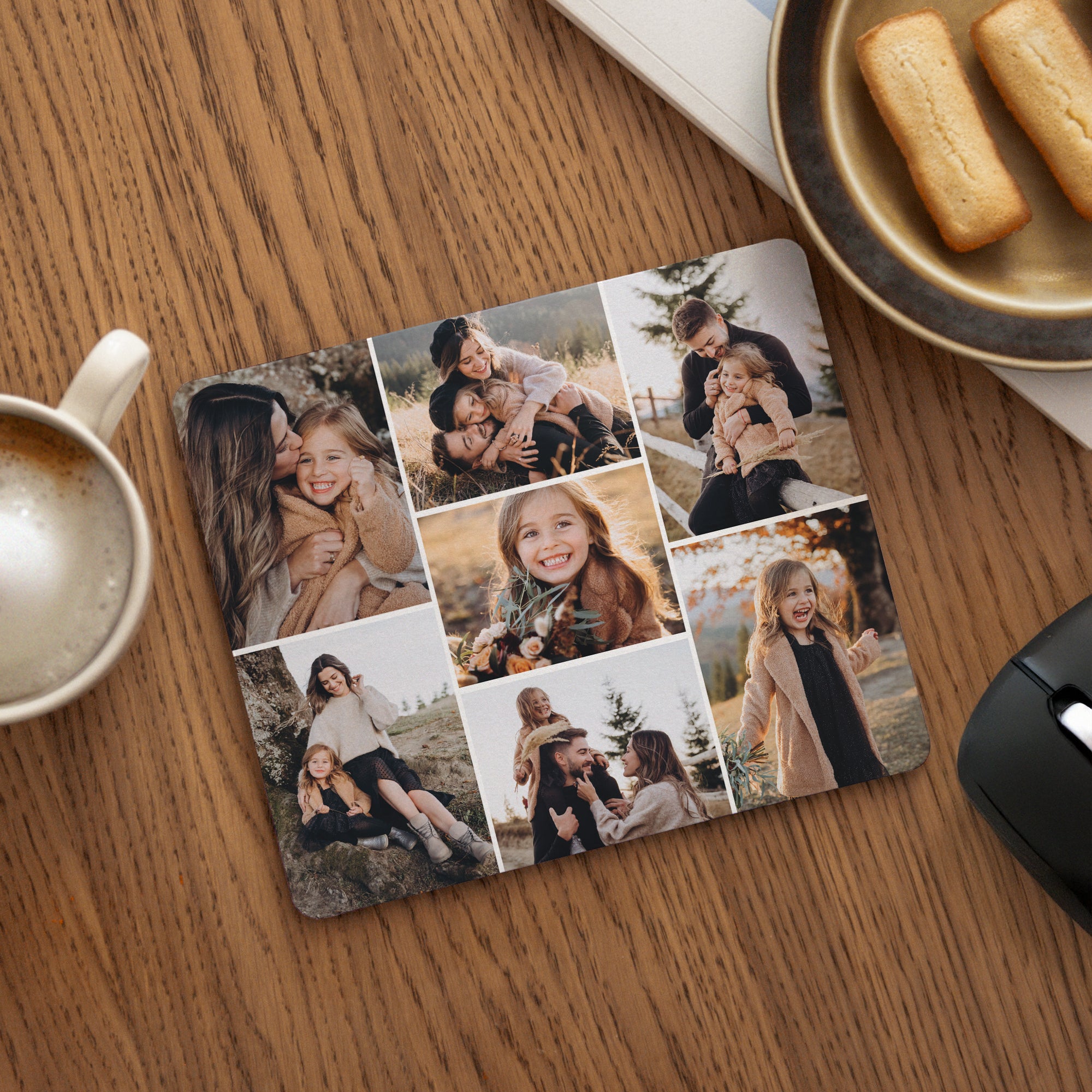 Tapis de souris Rectangle Galerie Famille photo N° 1