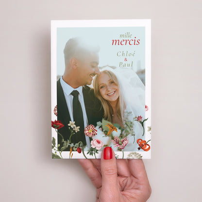 Remerciements Mariage Portrait Botanic Romance photo N° 2
