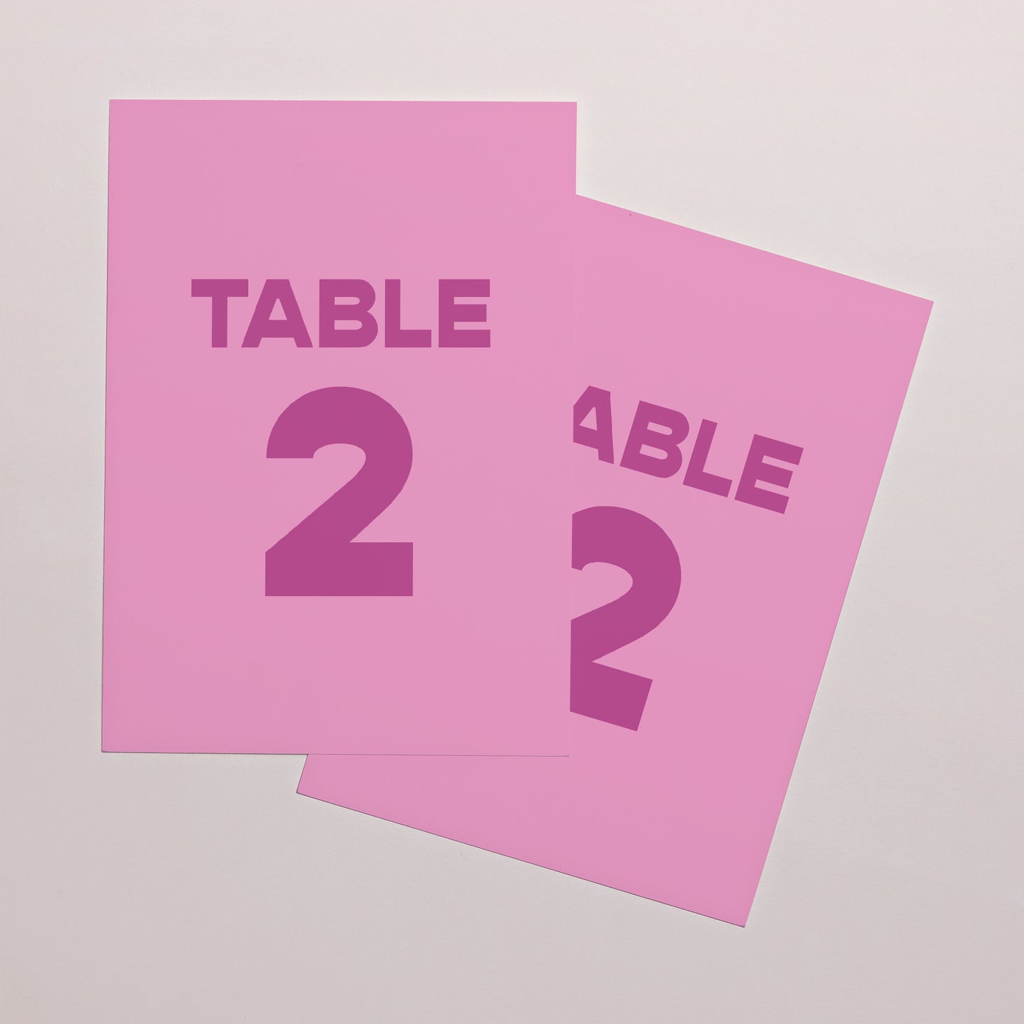 Marque table Mariage Rectangle Color Mood photo N° 2