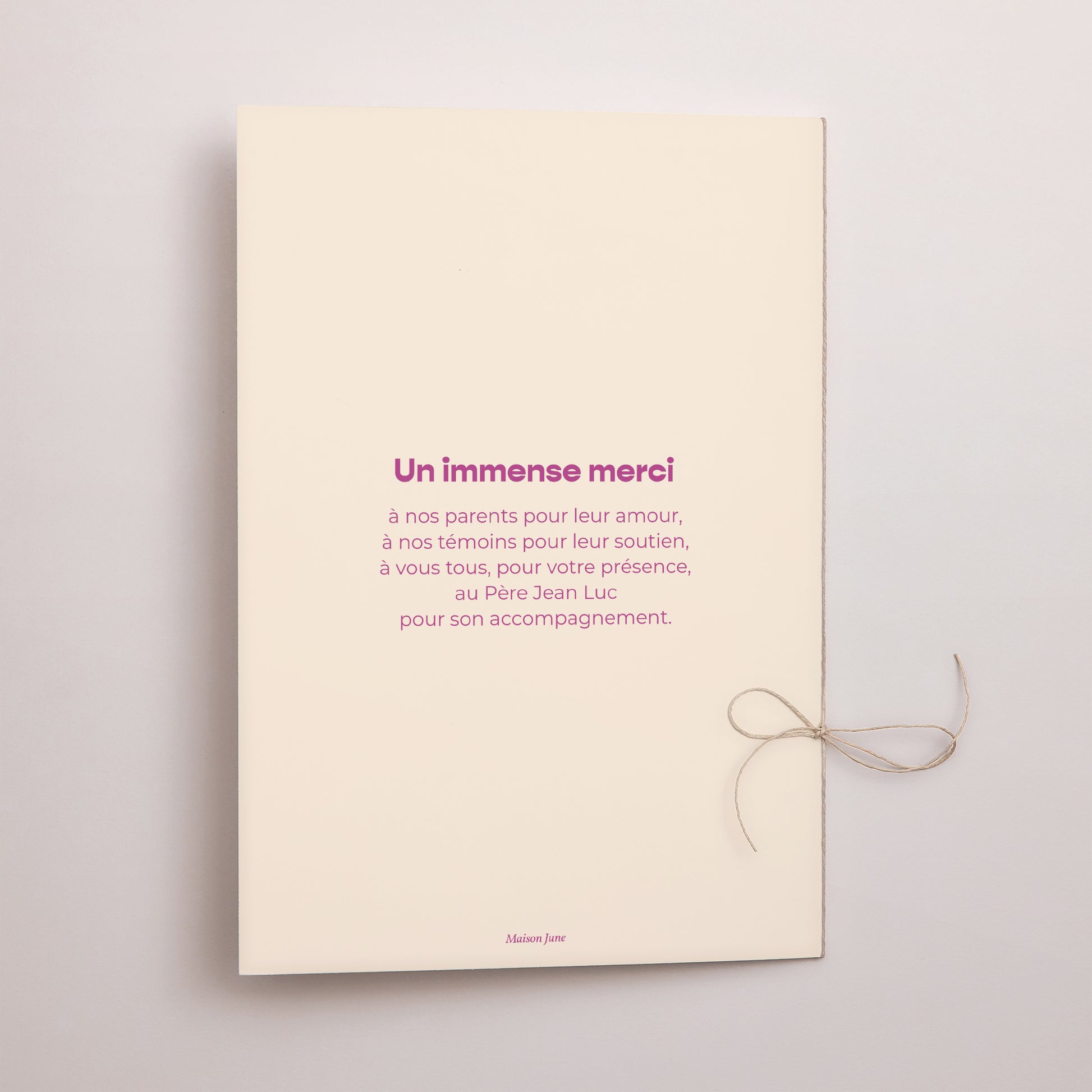 Livret de messe Mariage Double volet Color Mood photo N° 3