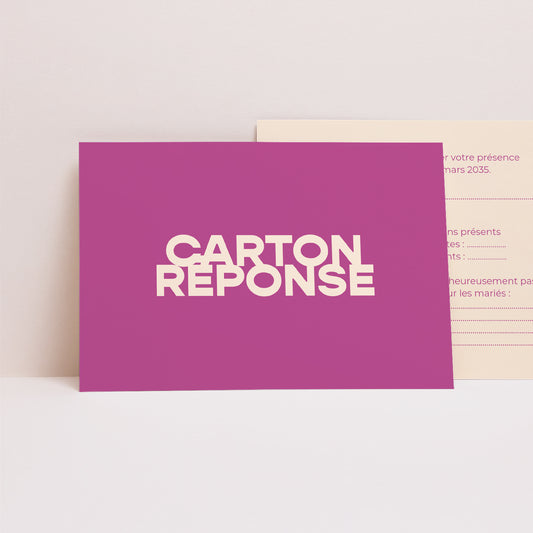 Carton réponse Mariage Paysage Color Mood photo