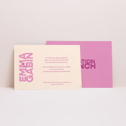 Invitations Mariage Paysage Color Mood photo N° 2