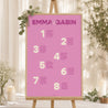 Plan de table Mariage Portrait 60 x 90 cm Color Mood photo N° 1