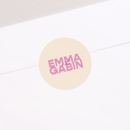 Sticker Mariage Rond Color Mood photo N° 1