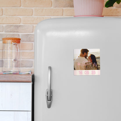 Save the date Mariage Lot de 9, magnétique Lovebirds photo N° 4