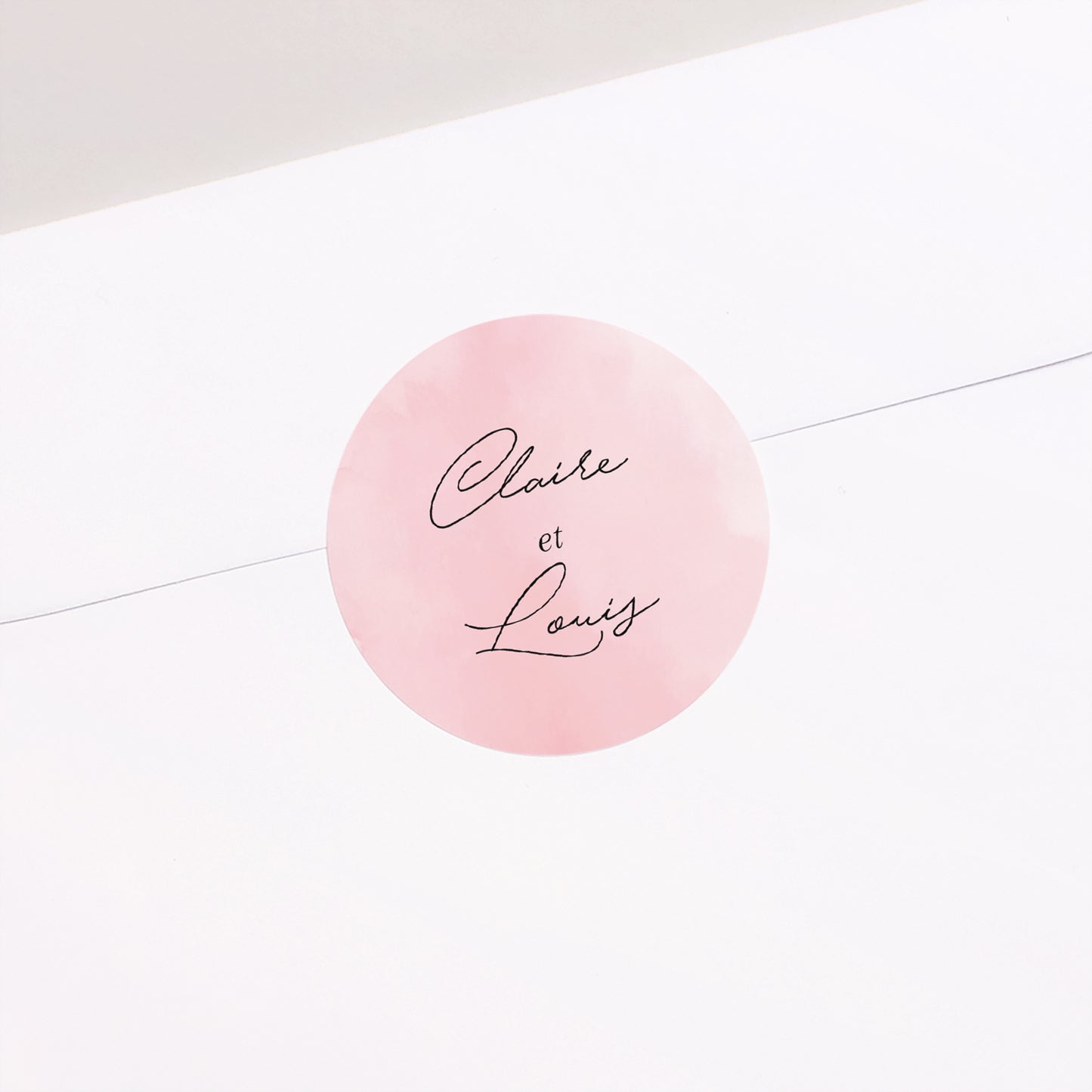 Sticker Mariage Rond La Route du Bonheur photo N° 1