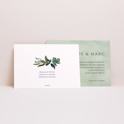 Invitations Mariage Paysage Lisière d’Amour photo N° 2