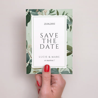 Save the date Mariage Portrait Lisière d’Amour photo N° 2
