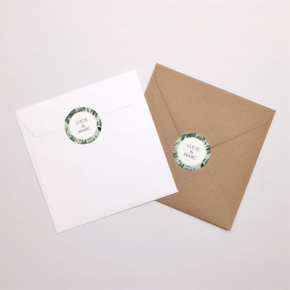 Sticker Mariage Rond Lisière d’Amour photo N° 3