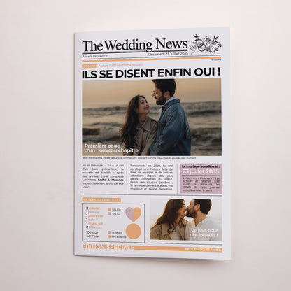 Faire-part Mariage Journal The Wedding News photo N° 1