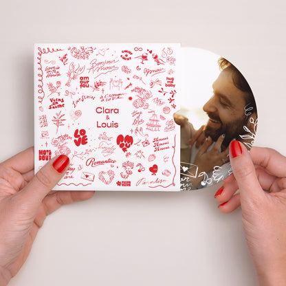 Faire-part Mariage Pochette disque Les Mots Doux photo N° 2