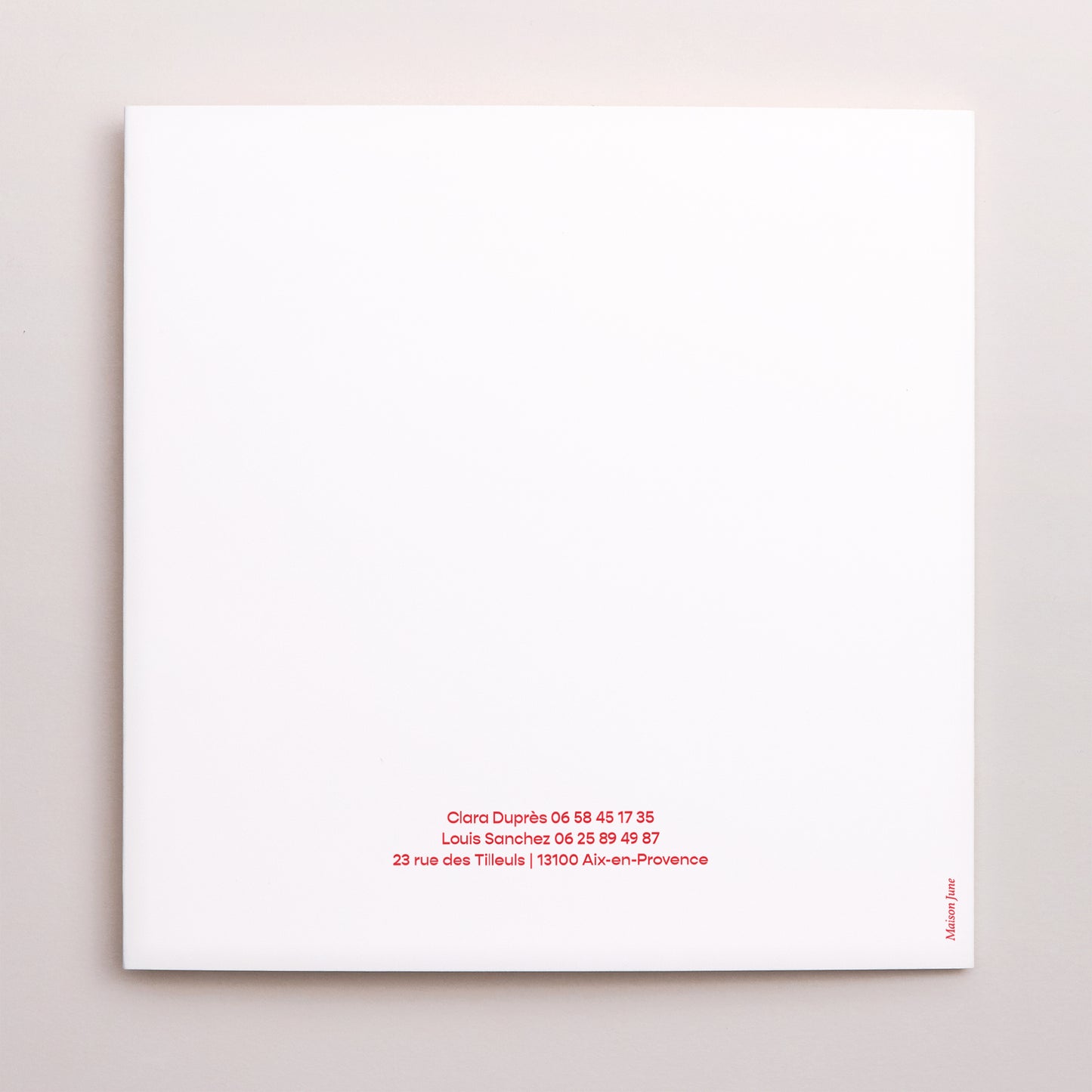 Faire-part Mariage Pochette disque Les Mots Doux photo N° 3