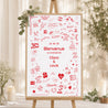 Panneau bienvenue Mariage Portrait 60 x 90 cm Les Mots Doux photo N° 1