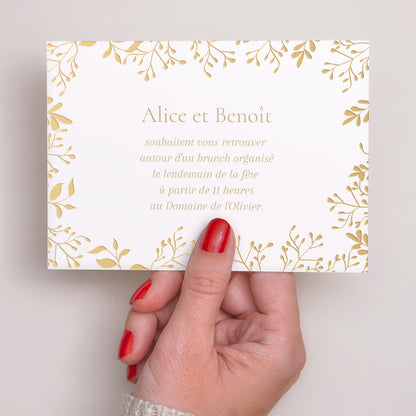 Invitations Mariage Paysage Aurora Botanica photo N° 3