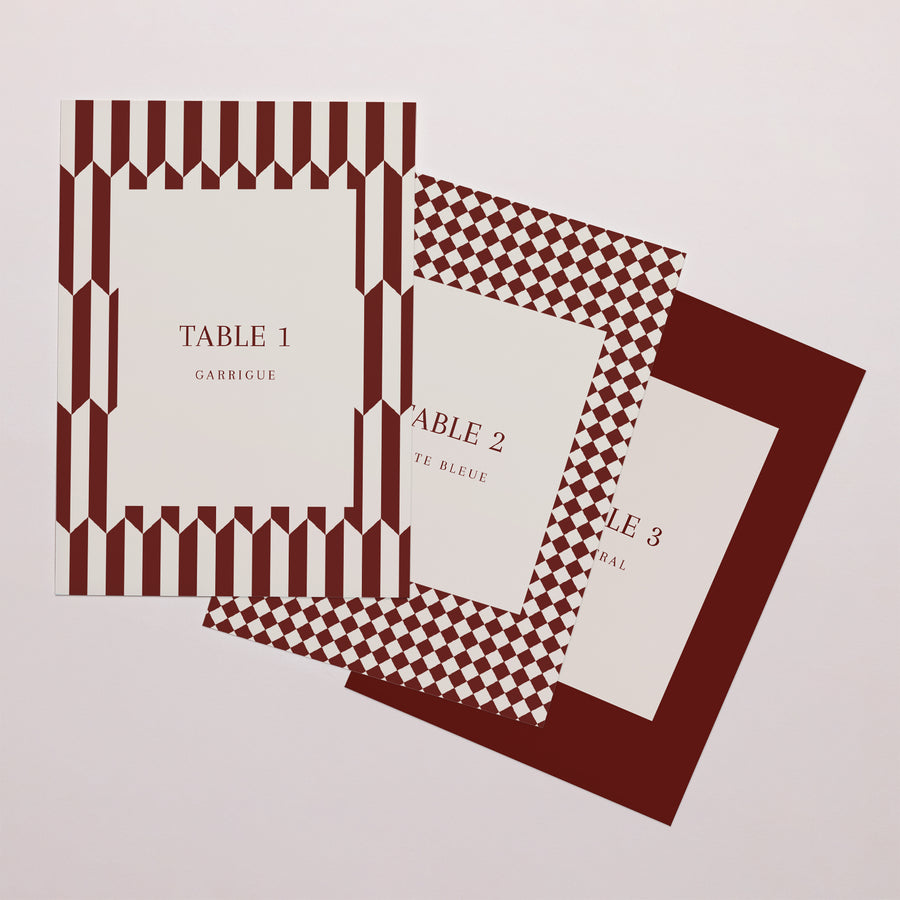 Marque table Mariage Rectangle Old Money photo