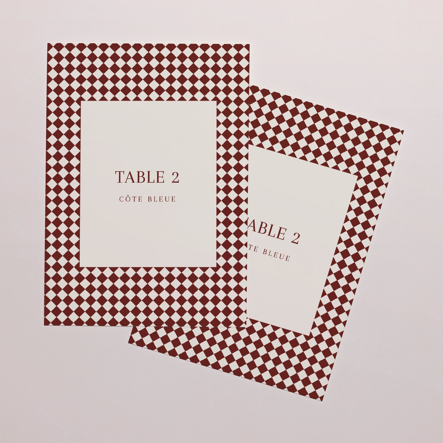 Marque table Mariage Rectangle Old Money photo N° 2