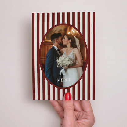 Remerciements Mariage Portrait Old Money photo N° 2