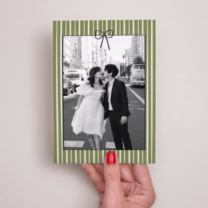 Remerciements Mariage Portrait All Green photo N° 2