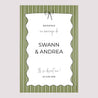 Panneau bienvenue Mariage Portrait 60 x 90 cm All Green photo N° 2
