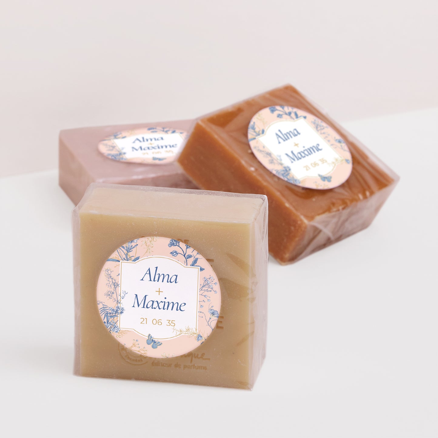 Sticker Mariage Rond Herbes Folles photo N° 2