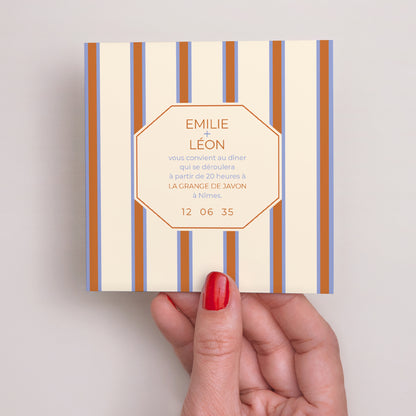 Invitations Mariage Carré Quiet Elegance photo N° 2